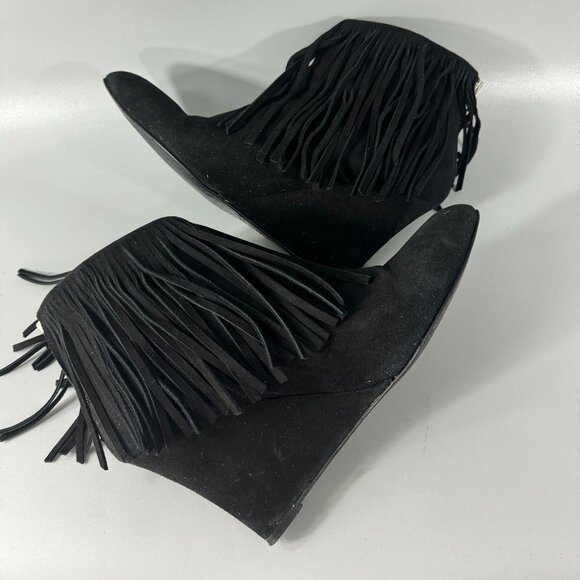 ELYSE WALKER Las Angenlas Ankle High Boots with Fringes, Size 39 - Picture 7 of 12